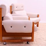 Fauteuils vintage de style scandinave, 1970'