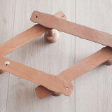 Foldable wooden coat rack, vintage, 50s/60s
