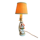 Antique porcelain marquis figurine lamp, 1940