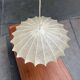 Modern UFO disc cocoon pendant lamp from the mid-century by Friedel Wauer for Goldkant Leuchten, Germany, 1960s.