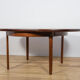 Mid-Century Round Extendable Dining Table, United Kingdom, 1960s.