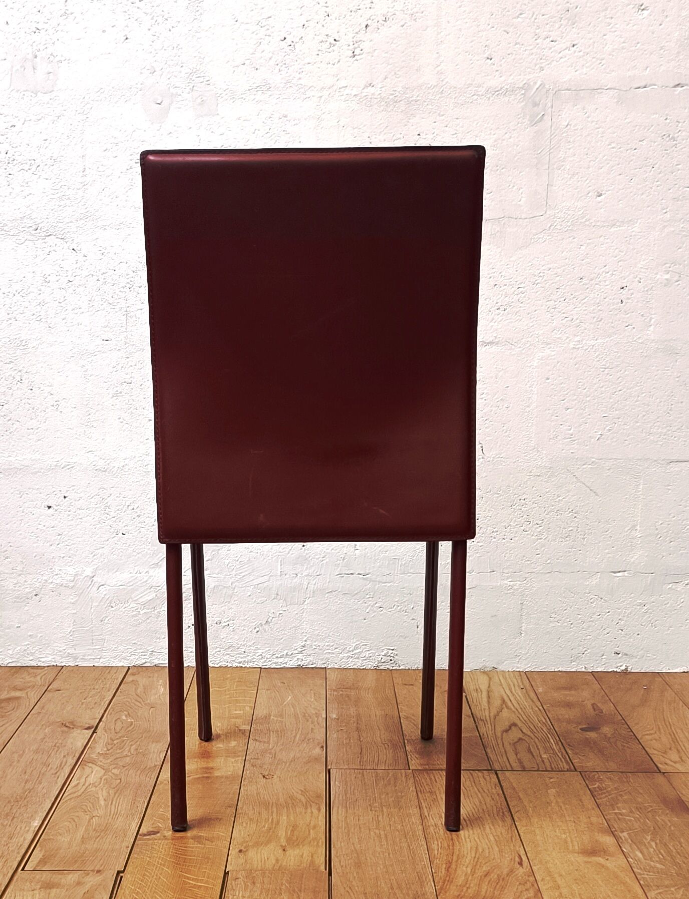 Vintage leather dining chair
