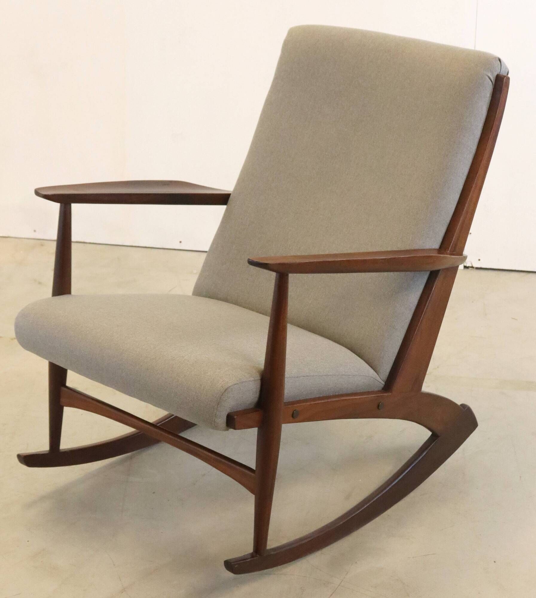 Danish design classic Cube boomerang rocking chair by Søren Georg Jensen