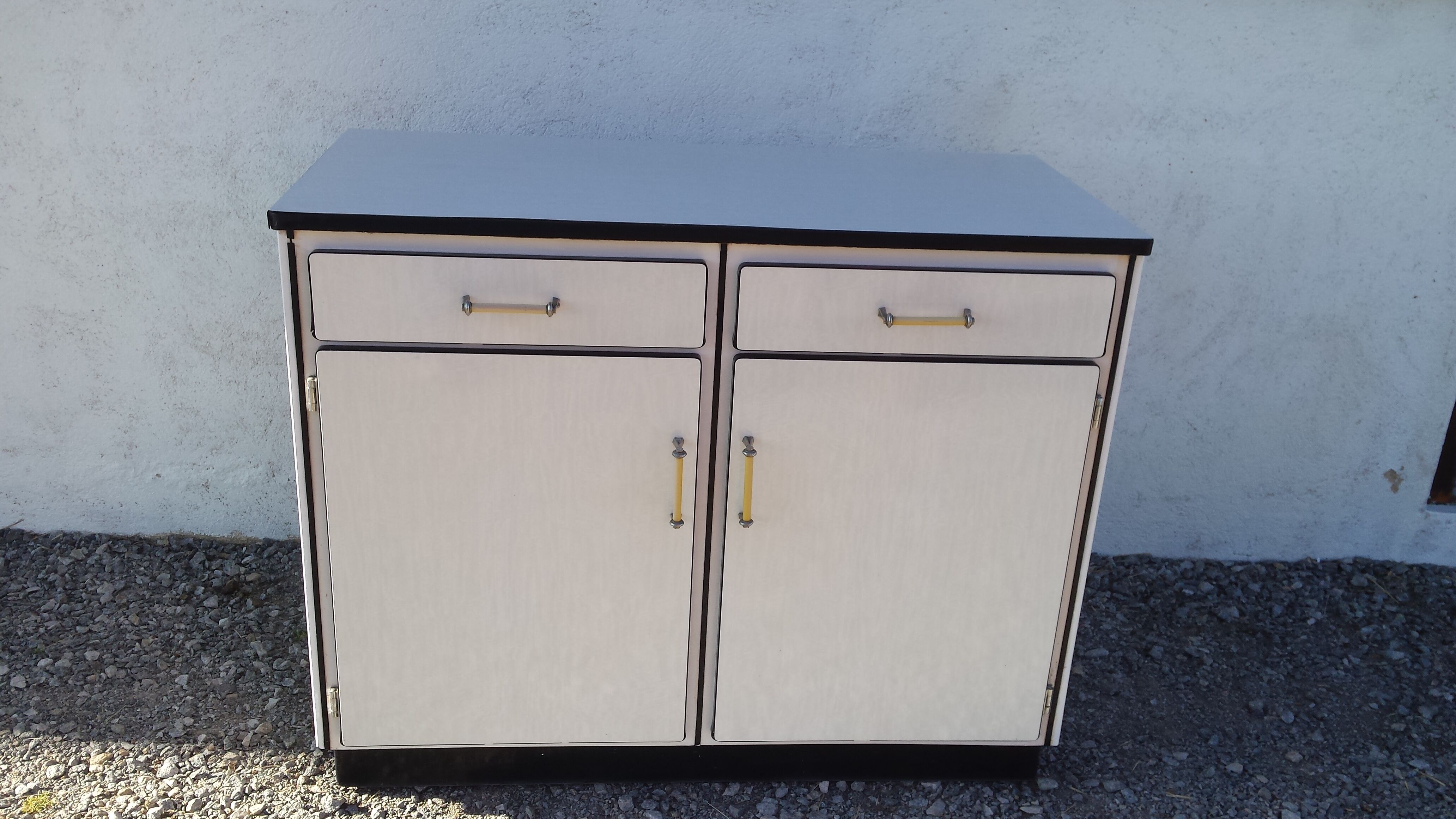 White formica furniture