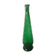 Vintage green glass vase