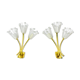 Pair of brass sconces by Stejnar for Nikoll, Austria, 1960