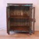 Old Burmese teak pantry original blue patina