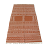 Tapis kilim orange berbère marocain 200x105cm