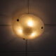 Hillebrand ceiling lamp with glass