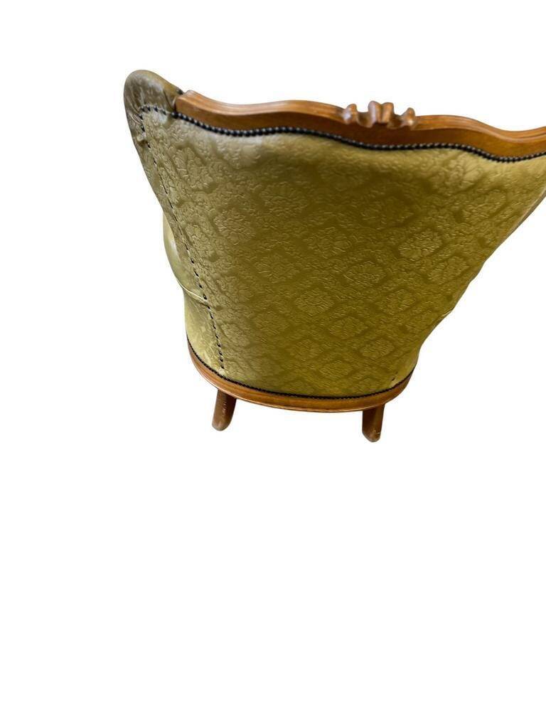 Vintage baroque one-seater armchair