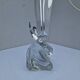 Lamp Base Swan Neck Signed Daum