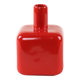 Red ceramic vase, German design, 1990s, manufactured by ASA Selection