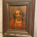 Oil painting on canvas Russian school late 19th century with portrait of a man Riabouchkine