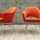 Pair of armchairs "conference" Eero Saarinen for Knoll years 60