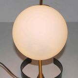 Lamp or wall lamp metal and opaline design 50's years