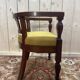 Fauteuil de bureau en acajou style Anglais