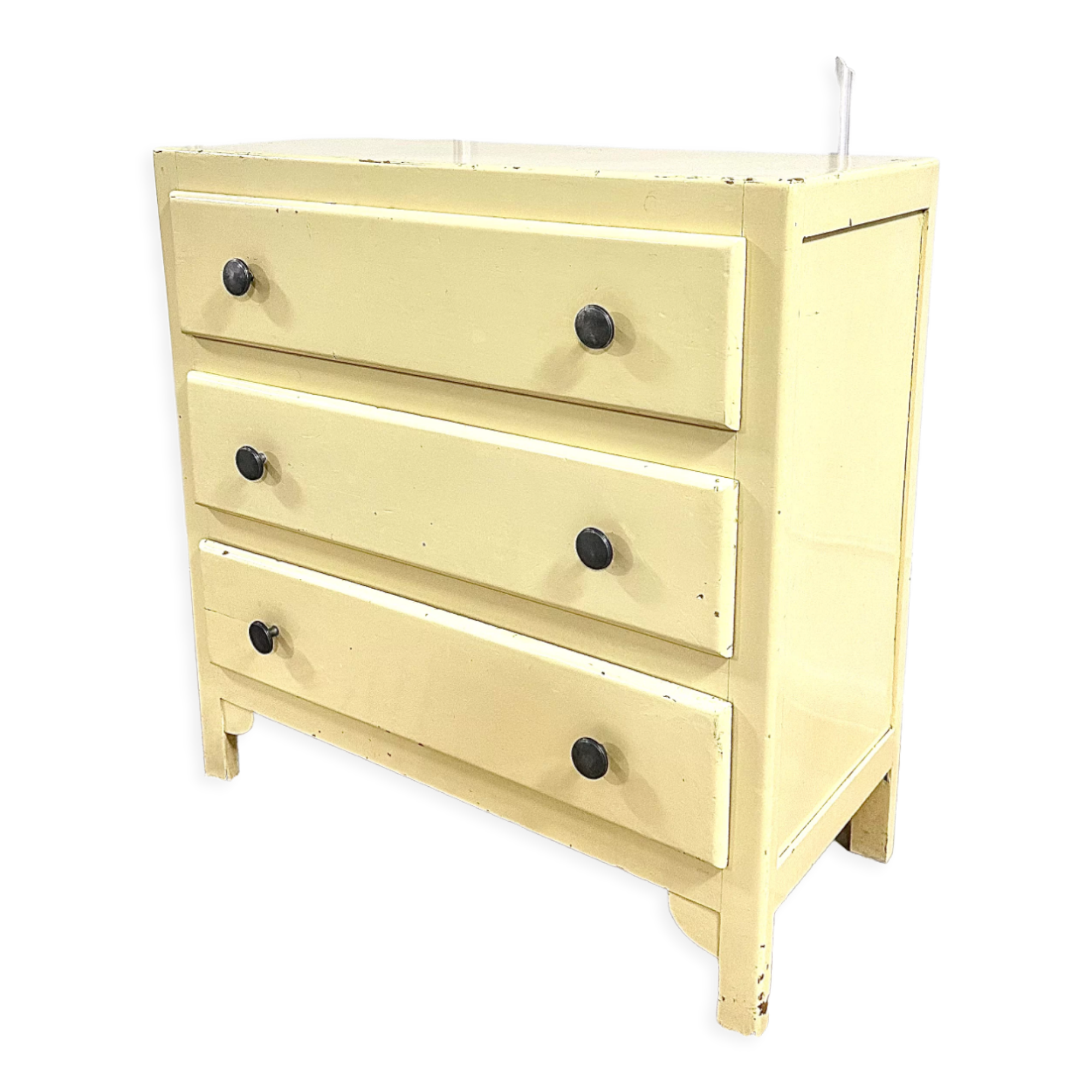 Vintage chest of drawers beige paint