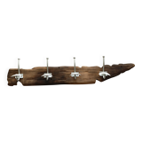 Driftwood wall coat rack