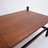 Mid Century Modern Coffee Table with Removable Tray