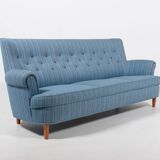 Swedish Modern elegant Carl Malmsten sofa ‘Home Evening’ by O.H. Sjögren, 1960’s