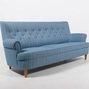 Canapé suédois moderne et élégant Carl Malmsten « Home Evening » par OH Sjögren, années 1960