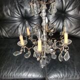White crystal chandelier