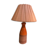 Corep wicker and ceramic table lamp
