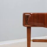 Tables de lit/tables de nuit en teck de design italien du milieu du siècle, ensemble de 2