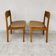 2 chaises vintage 1960