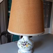 Lampe ancienne en faïence d'art de Rodez