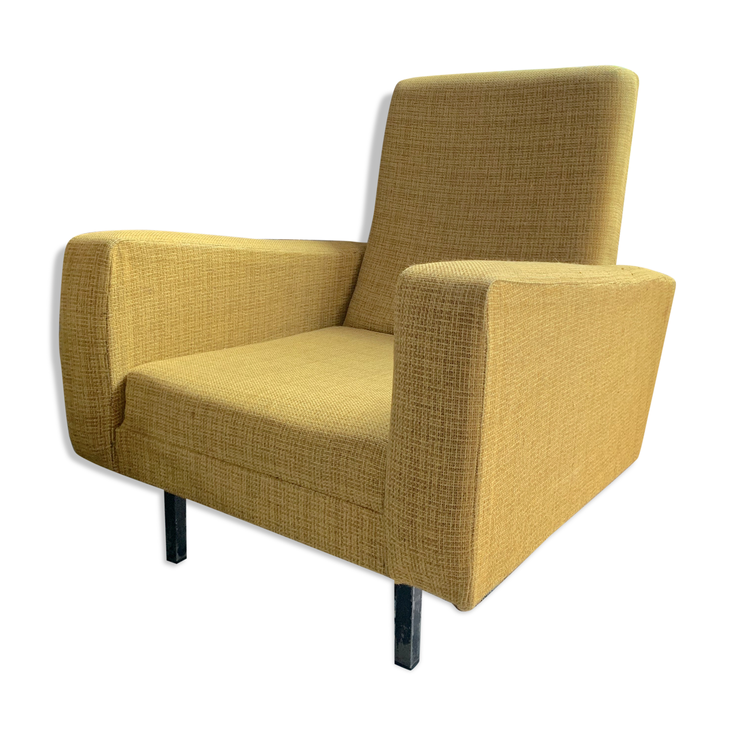Vintage mustard yellow armchair