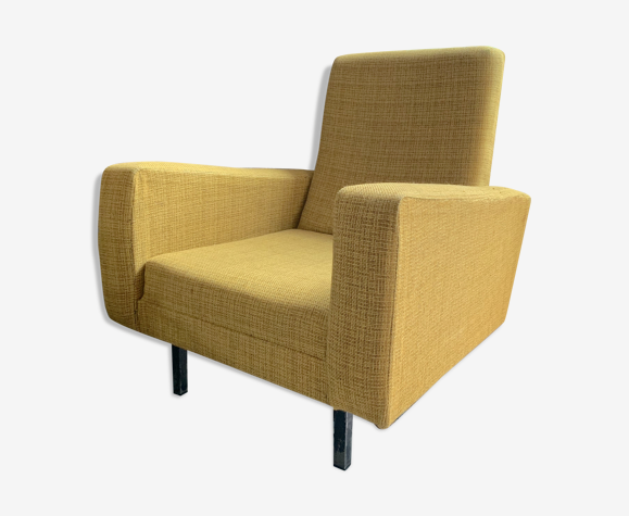 Vintage Mustard Yellow Armchair Selency, Yellow Arm Chair