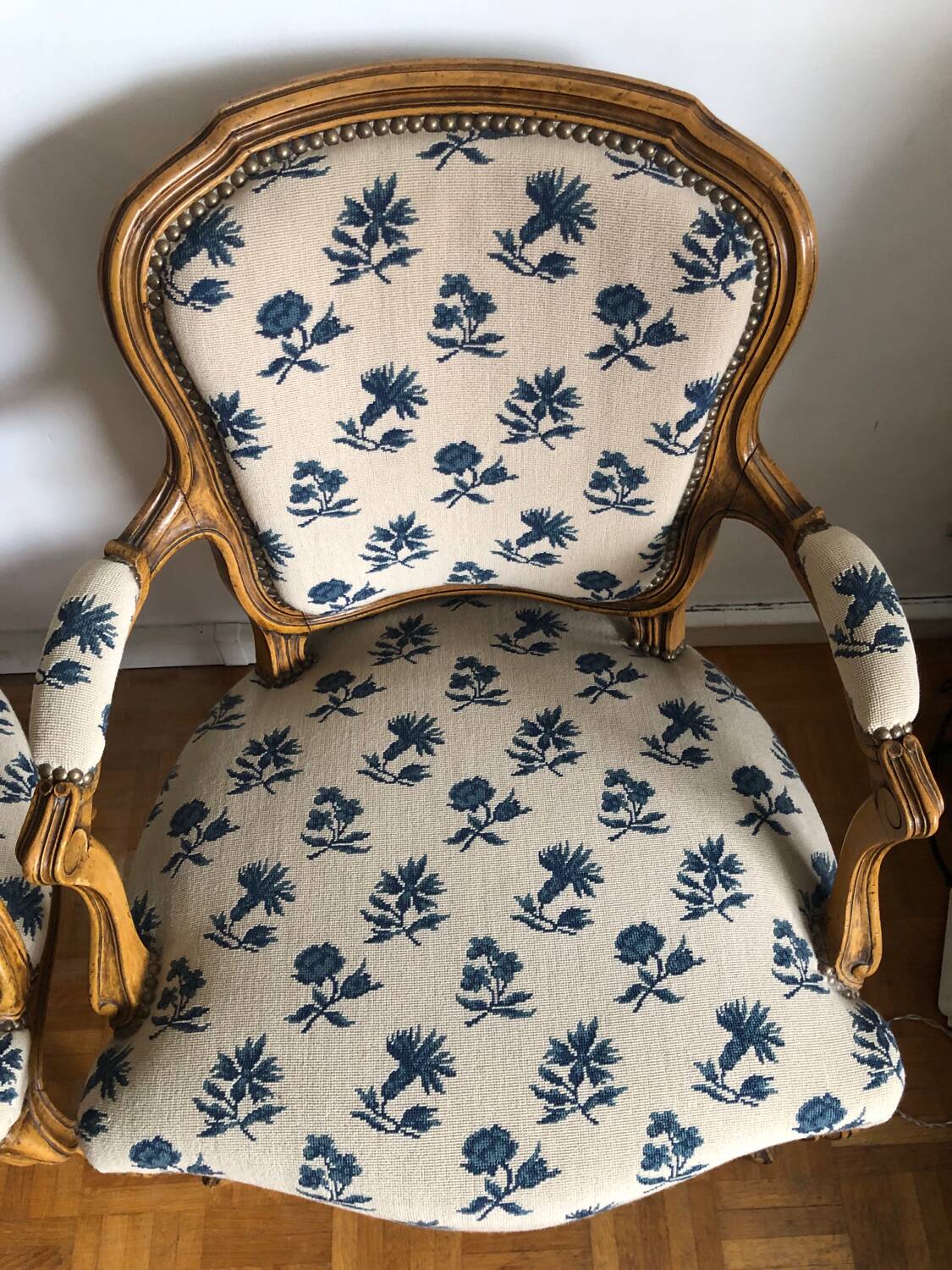 Pair of Louis XV armchairs