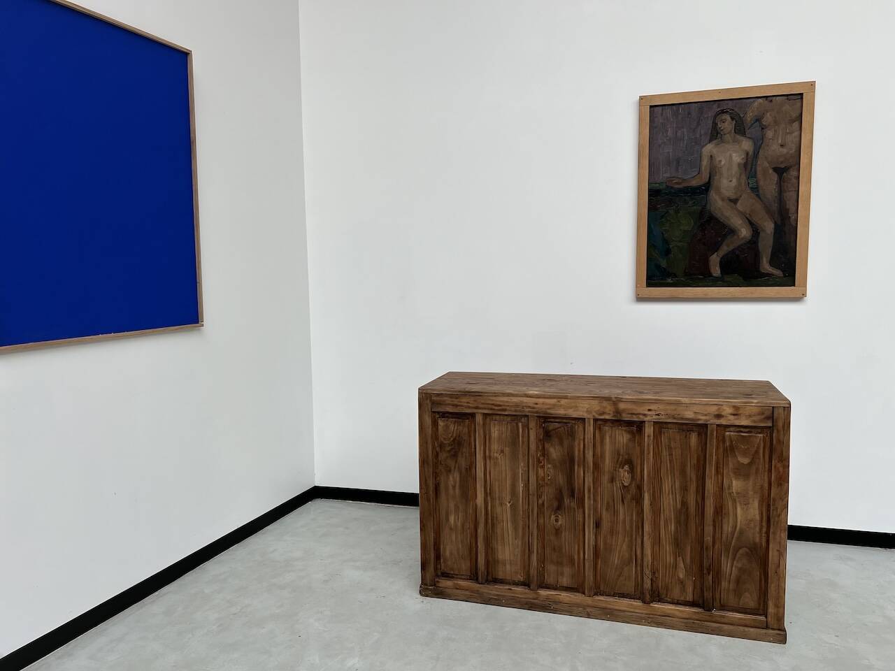 Old trade counter with drawers