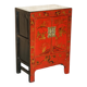 Antique Chinese hand-lacquered side table, large sideboard.