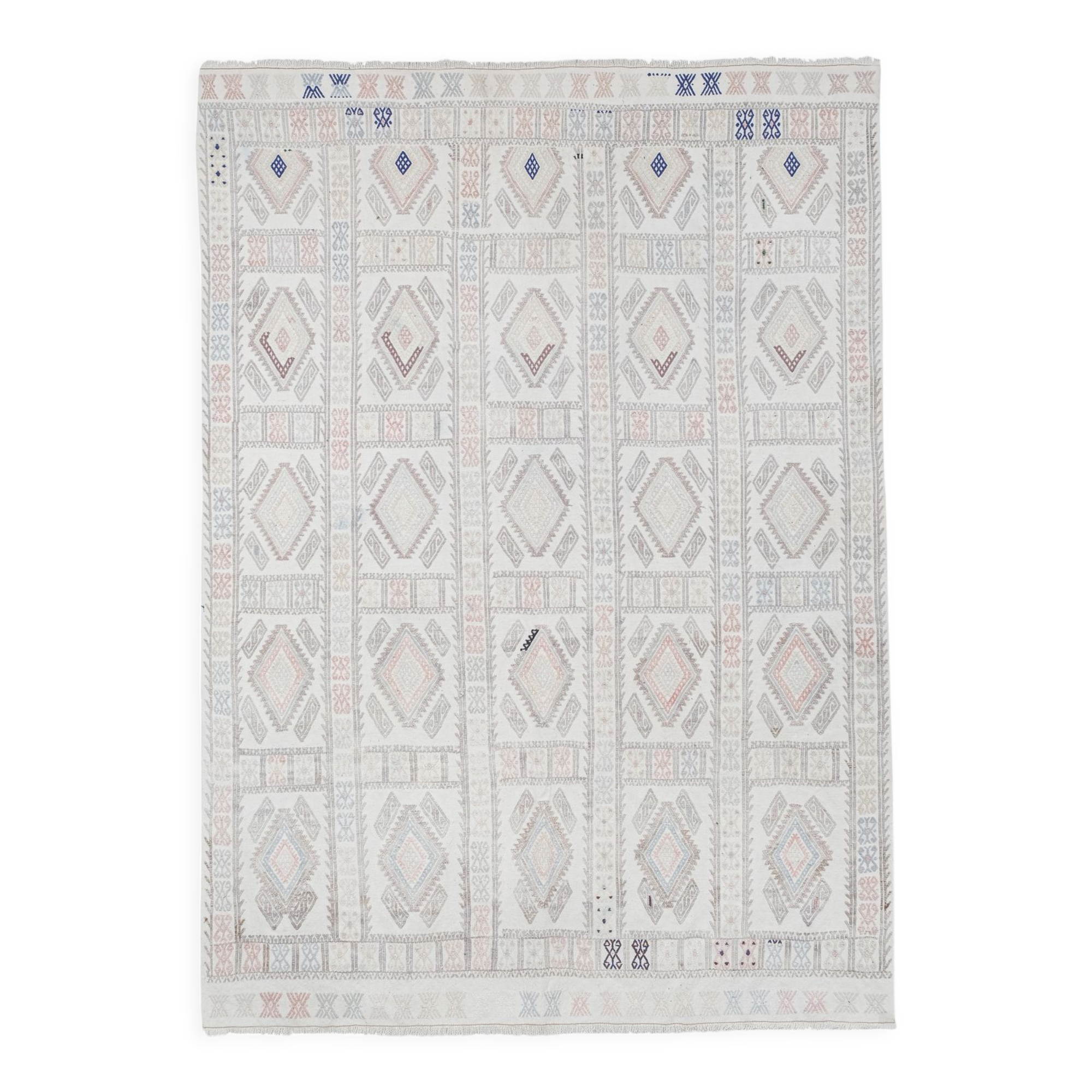 Vintage Turkish rug from Oushak, hand-woven 156x216 cm