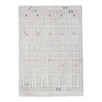 Tapis vintage turc de Oushak, tissé à la main 156x216 cm