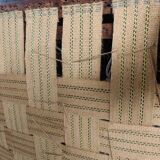 Superbe chaise longue Empire en acajou – vers 1800–1830 – pieds en pattes de lion sculptés