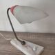 Lamp gooseneck tulip beveled glass brass vintage marble
