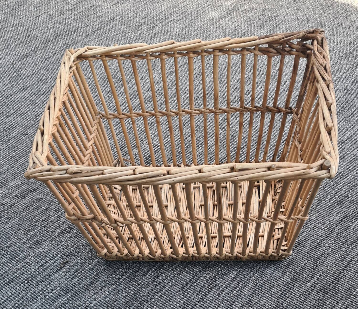 Vintage wicker basket