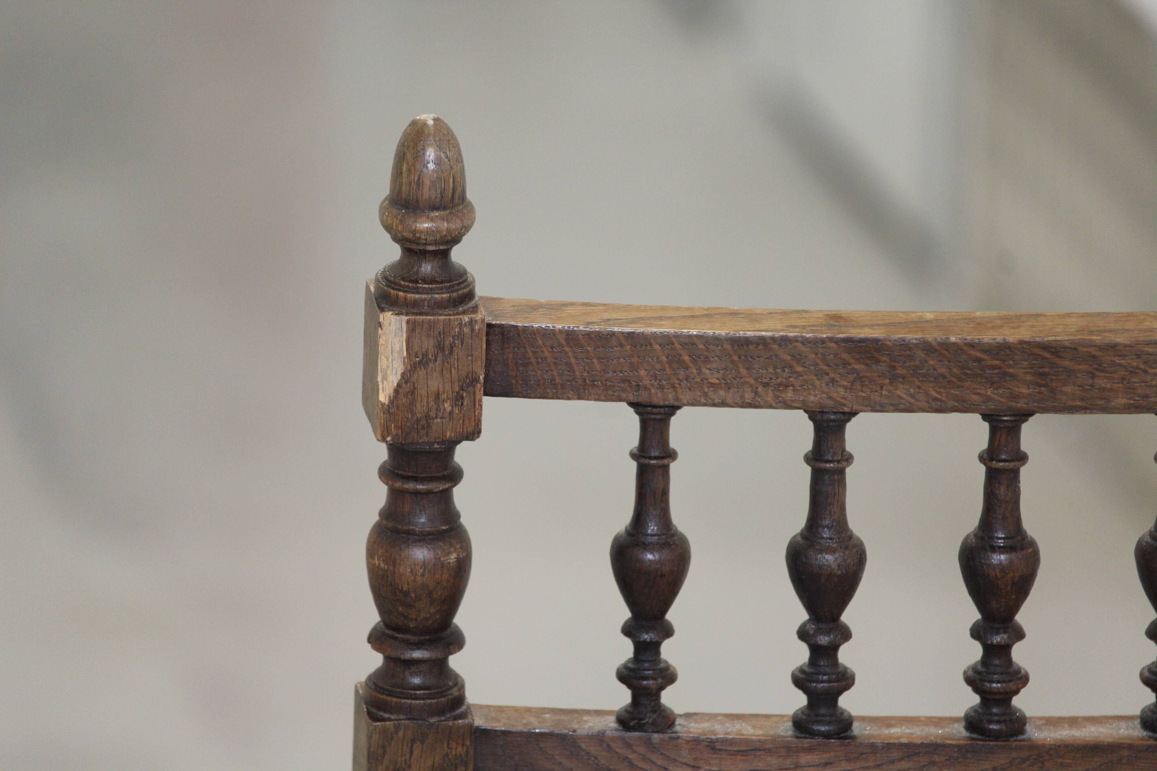 Pair of wooden caned chairs