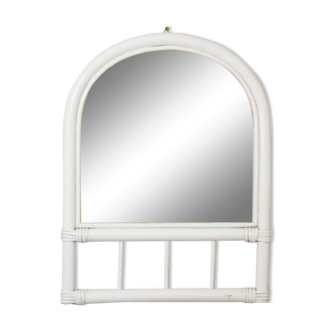 Rattan mirror, 45x35 cm