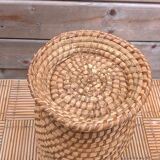 Cache pot en paille