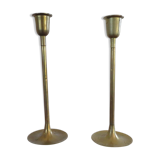 Pair of vintage brass candlesticks