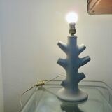 Matte white ceramic lamp 1960