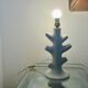 Matte white ceramic lamp 1960
