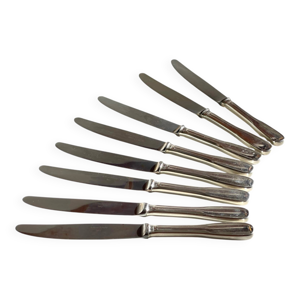 8 Couteaux de Table A. Krupp Italy Vintage