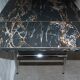 Table formica marbré 70