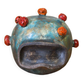 Glazed raku head