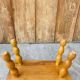 Vintage turned wooden footstool/step stool
